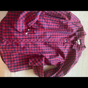 Vineyard Vines gingham blouse